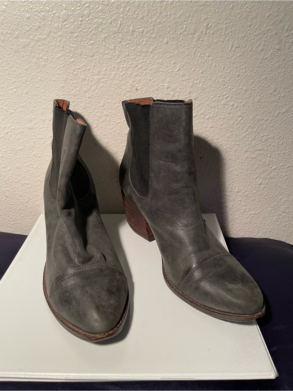 Jeffrey Campbell handmade Ibiza Last Black Leather Boots 9.5